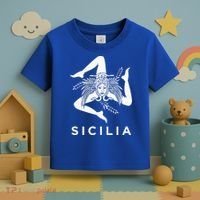 Sicilian Pride Sicilia Sicilian Flag Trinacria Toddler T-Shirt thumb 3