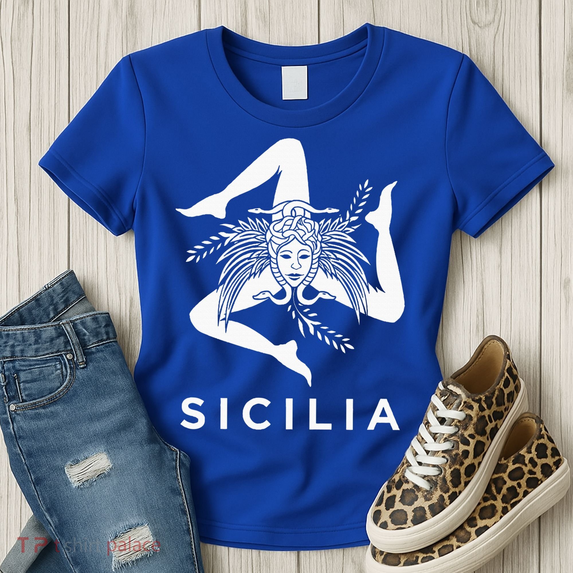 Sicilian Pride Sicilia Sicilian Flag Trinacria Women's T-Shirt