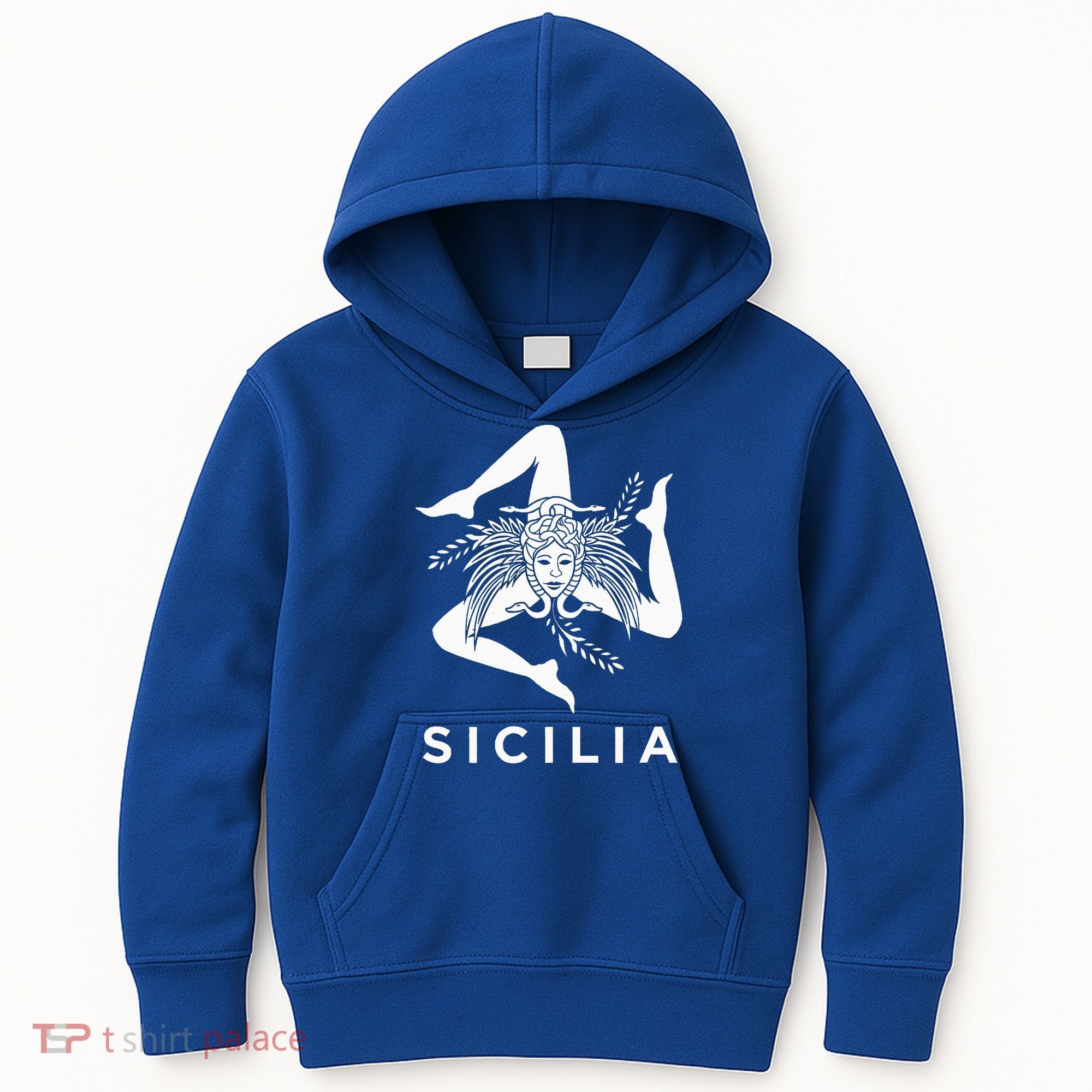 Sicilian Pride Sicilia Sicilian Flag Trinacria Kids Hoodie