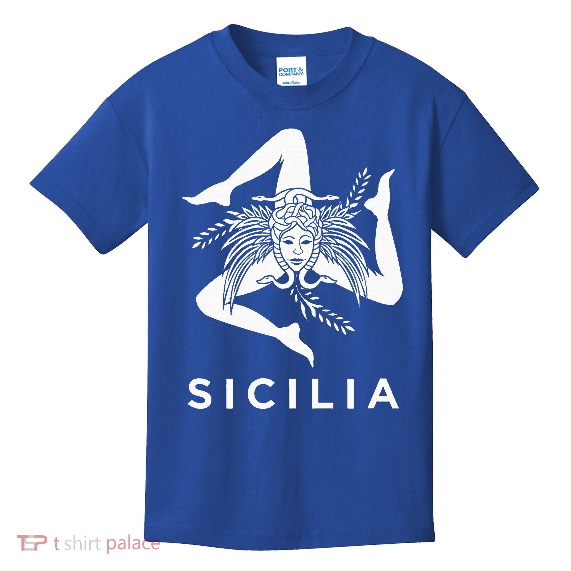 Sicilian Pride Sicilia Sicilian Flag Trinacria Kids T-Shirt