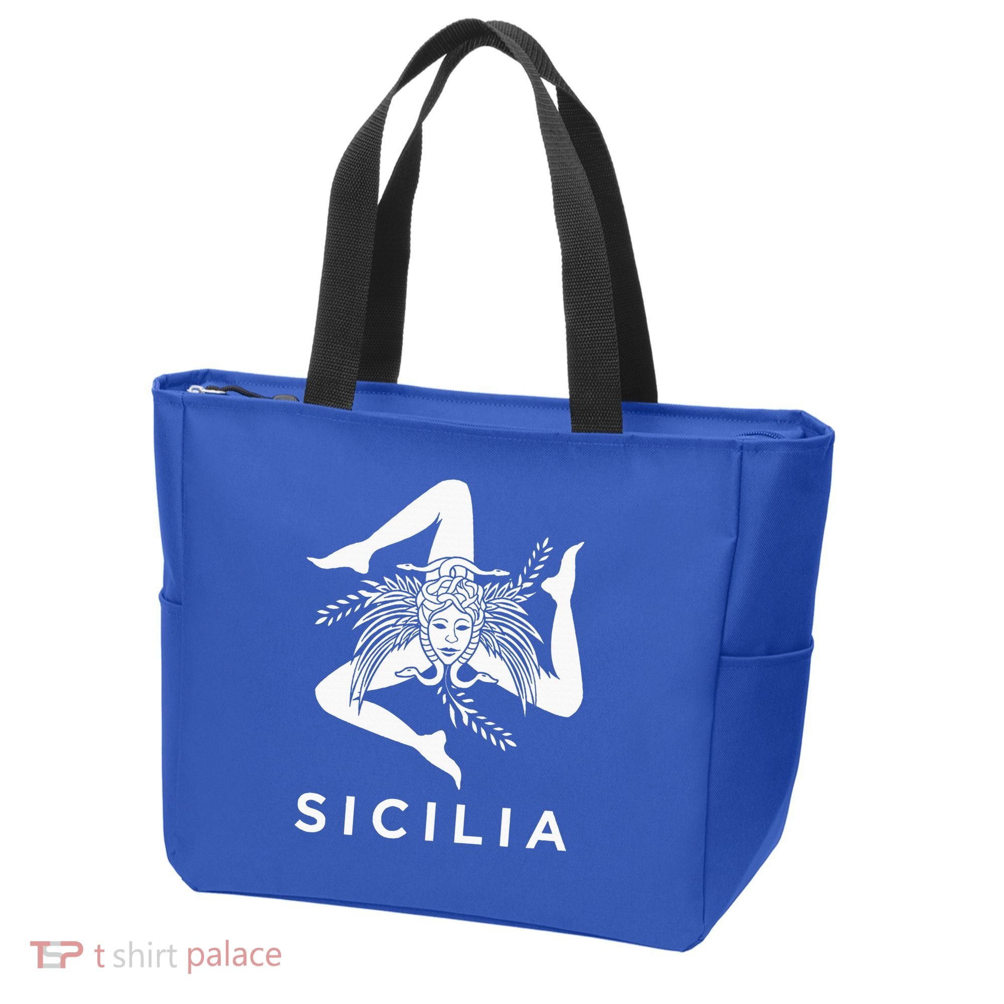 Sicilian Pride Sicilia Sicilian Flag Trinacria Tote Bag