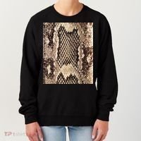 Snakeskin Print Snake Reptile Animal Rattlesnake Women's Sweatshirt thumb 0
