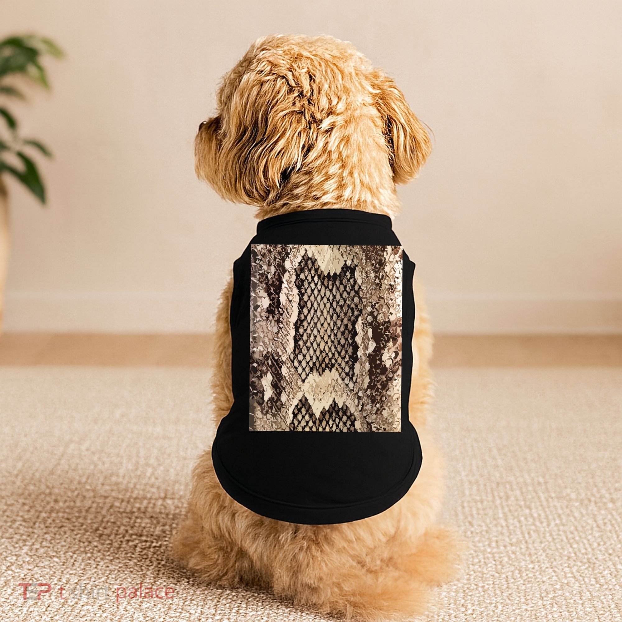 Snakeskin Print Snake Reptile Animal Rattlesnake Doggie Tank