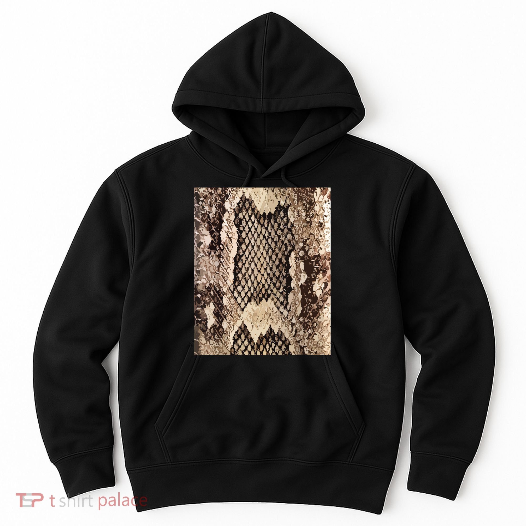 Snakeskin Print Snake Reptile Animal Rattlesnake Hoodie