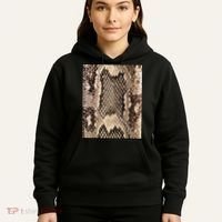 Snakeskin Print Snake Reptile Animal Rattlesnake Hoodie thumb 5