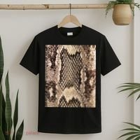 Snakeskin Print Snake Reptile Animal Rattlesnake T-Shirt thumb 2