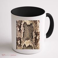 Snakeskin Print Snake Reptile Animal Rattlesnake Coffee Mug thumb 1
