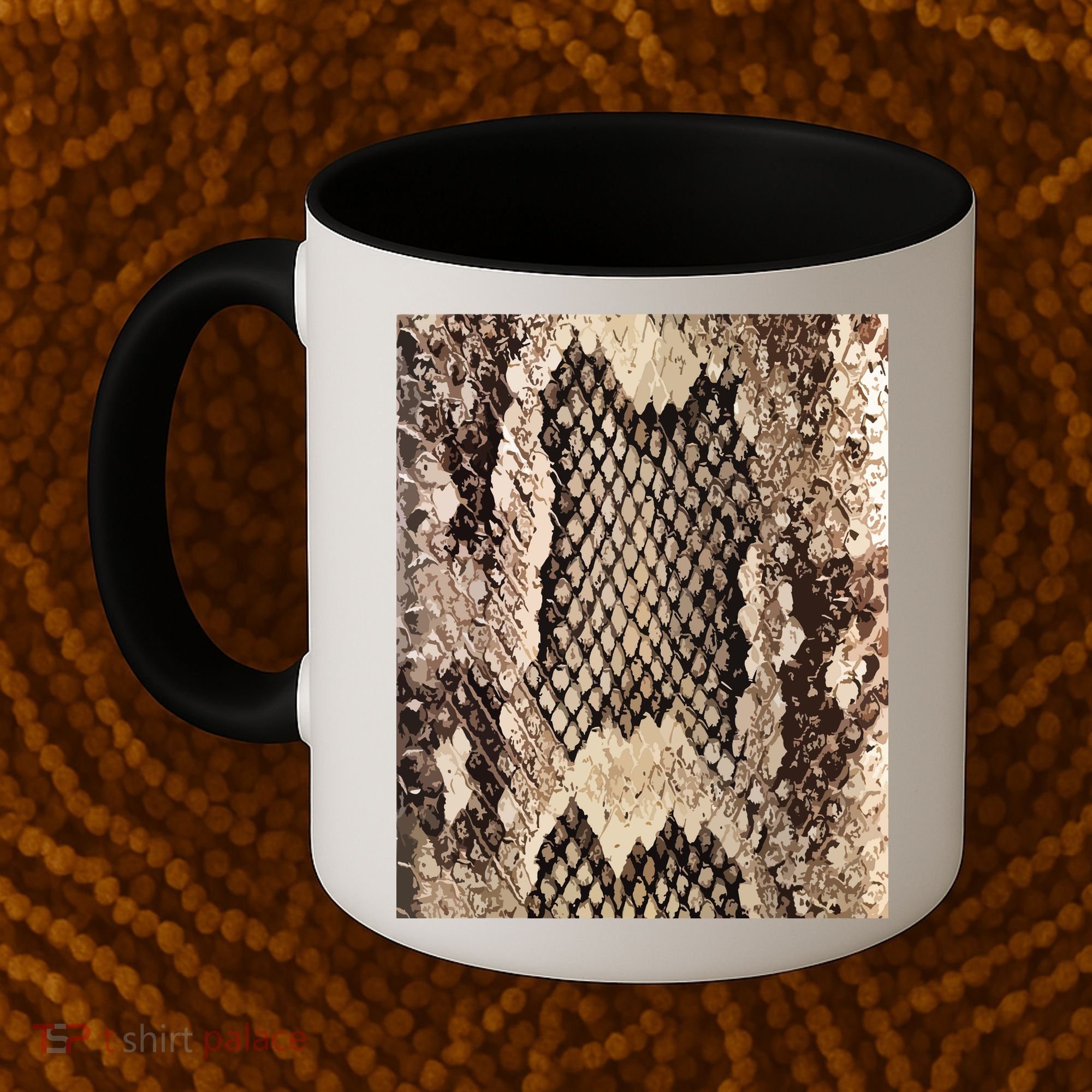 Snakeskin Print Snake Reptile Animal Rattlesnake Coffee Mug