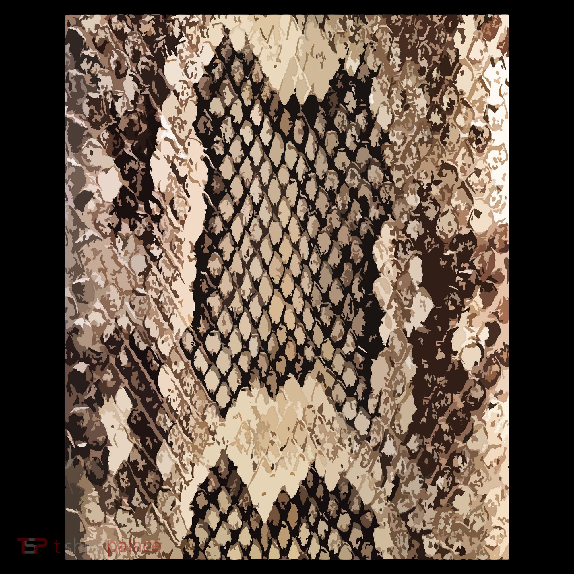 Snakeskin Print Snake Reptile Animal Rattlesnake Women's Hoodie