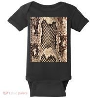 Snakeskin Print Snake Reptile Animal Rattlesnake Baby Bodysuit thumb 0