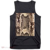 Snakeskin Print Snake Reptile Animal Rattlesnake Tank Top thumb 0