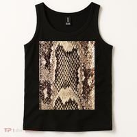 Snakeskin Print Snake Reptile Animal Rattlesnake Tank Top thumb 2