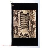 Snakeskin Print Snake Reptile Animal Rattlesnake Golf Towel thumb 0