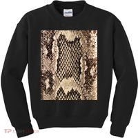Snakeskin Print Snake Reptile Animal Rattlesnake Kids Sweatshirt thumb 0