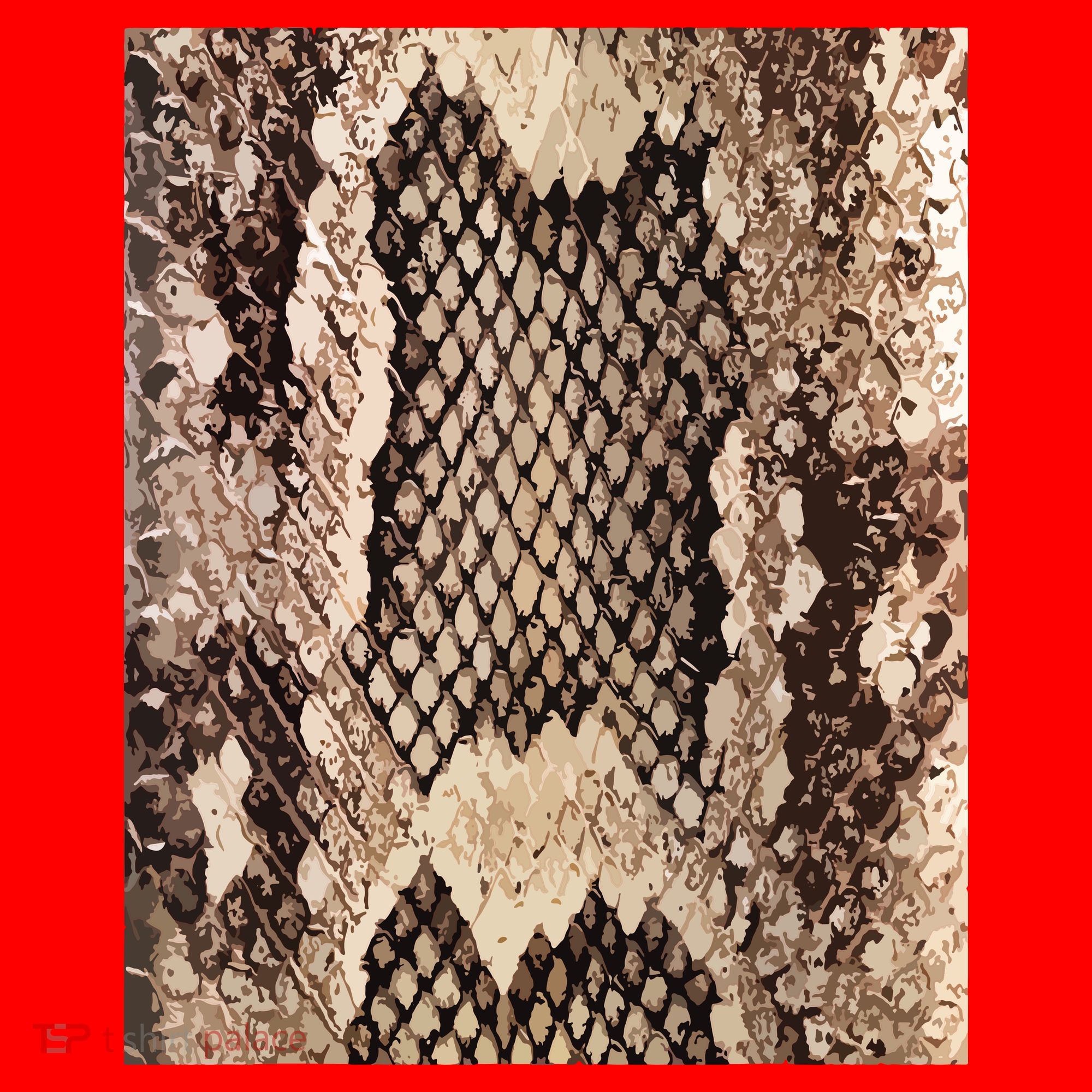 Snakeskin Print Snake Reptile Animal Rattlesnake Santa Hat
