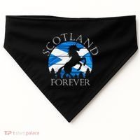 Scottish Pride Scotland Unicorn Scotland Flag Saltire USA-Made Doggie Bandana thumb 0