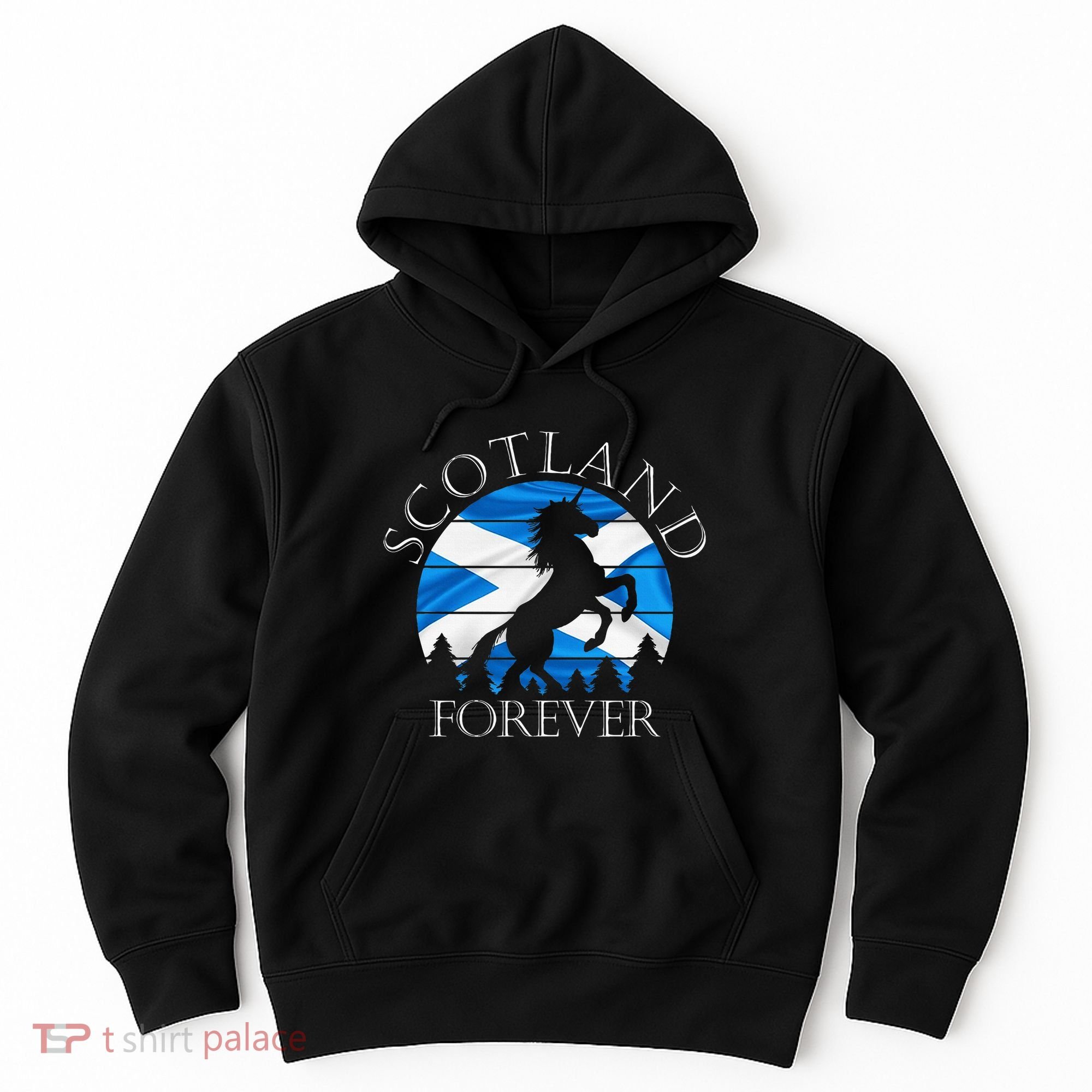 Scottish Pride Scotland Unicorn Scotland Flag Saltire Hoodie