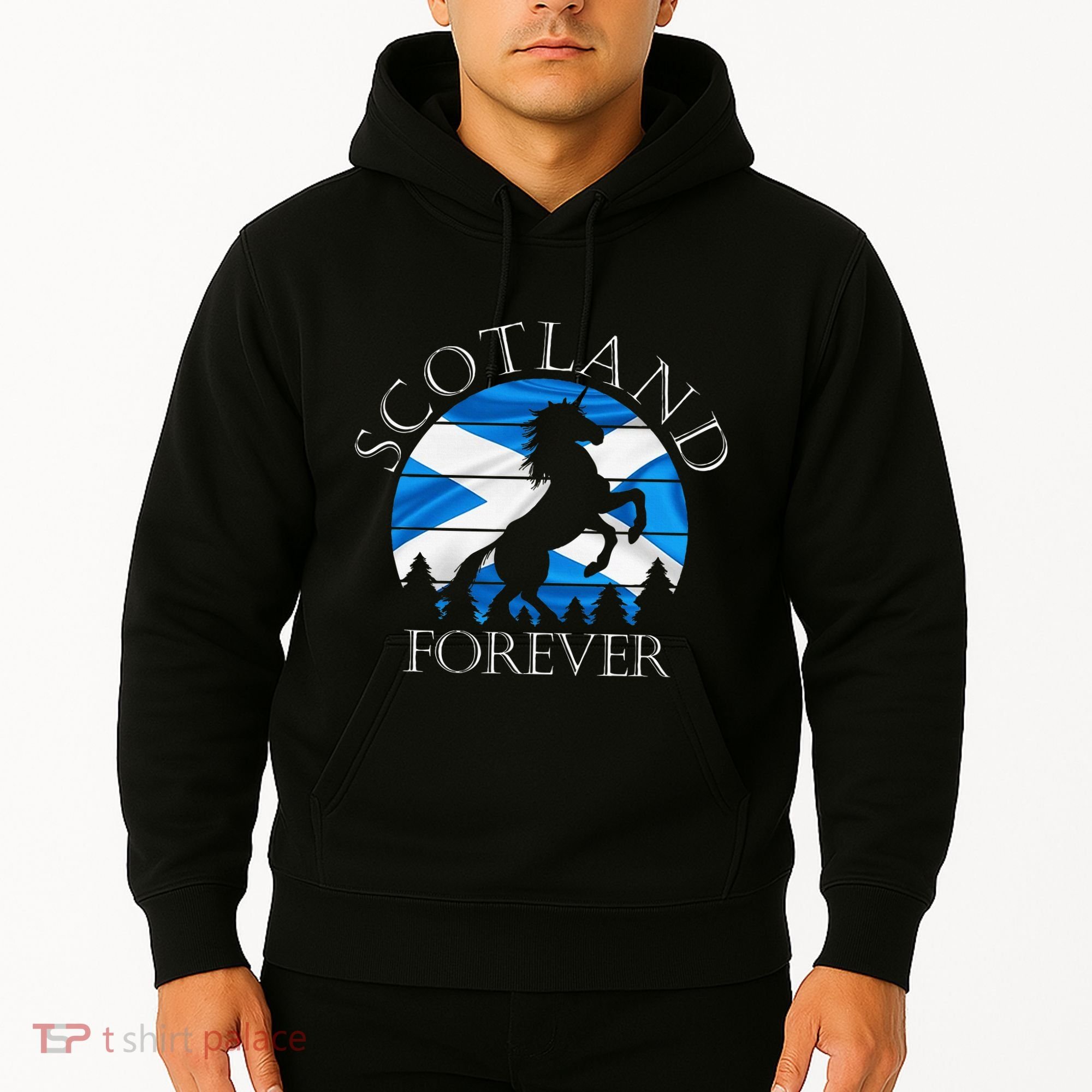 Scottish Pride Scotland Unicorn Scotland Flag Saltire Hoodie