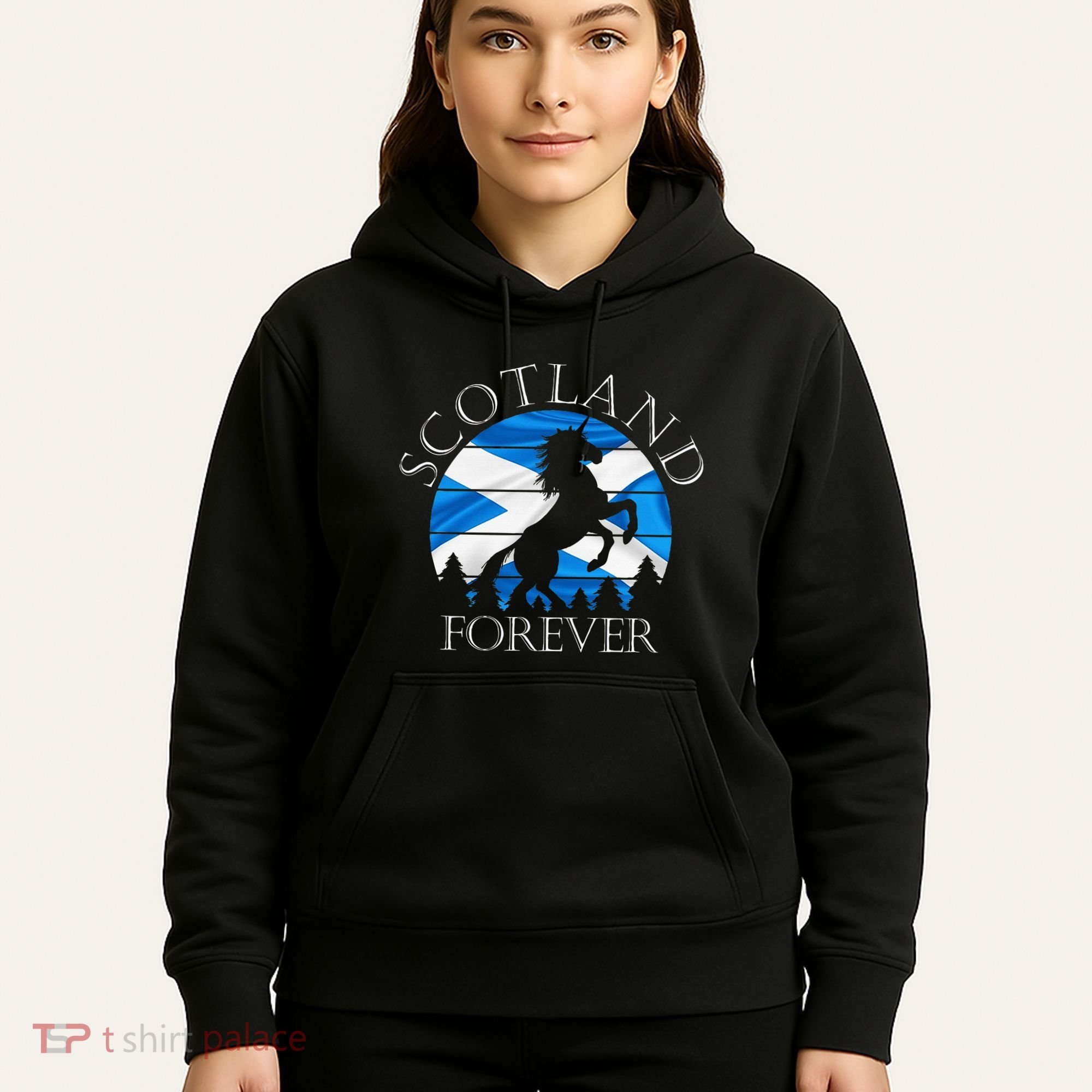 Scottish Pride Scotland Unicorn Scotland Flag Saltire Hoodie