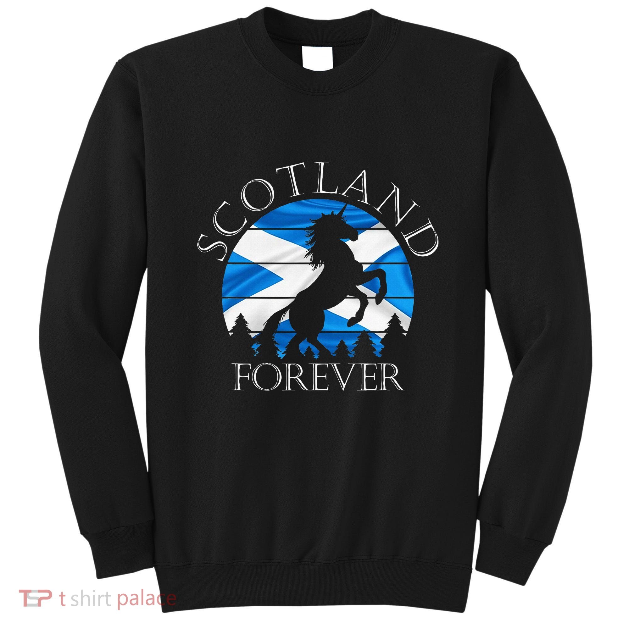 Scottish Pride Scotland Unicorn Scotland Flag Saltire Sweatshirt