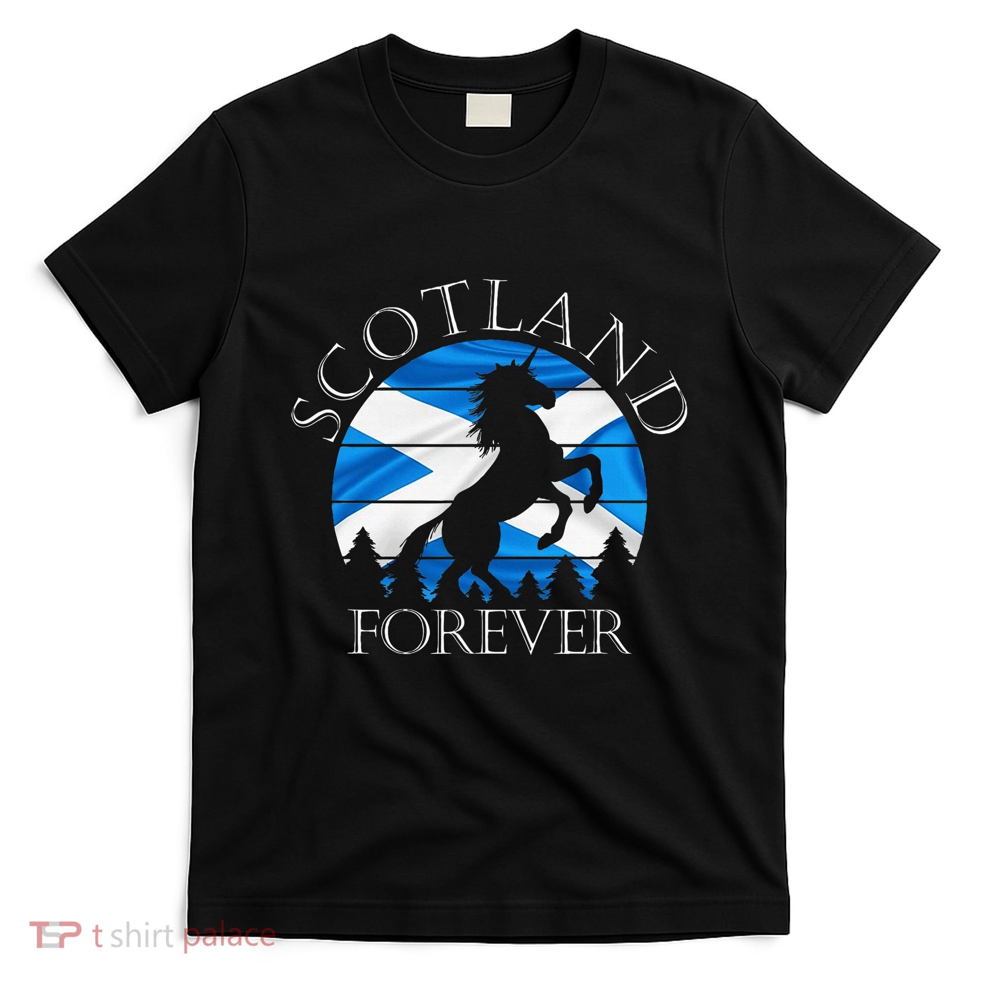 Scottish Pride Scotland Unicorn Scotland Flag Saltire T-Shirt