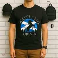 Scottish Pride Scotland Unicorn Scotland Flag Saltire T-Shirt thumb 6