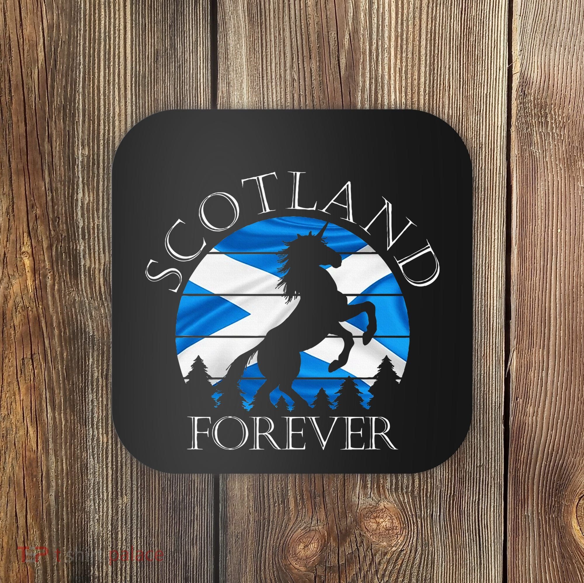 Scottish Pride Scotland Unicorn Scotland Flag Saltire Coaster