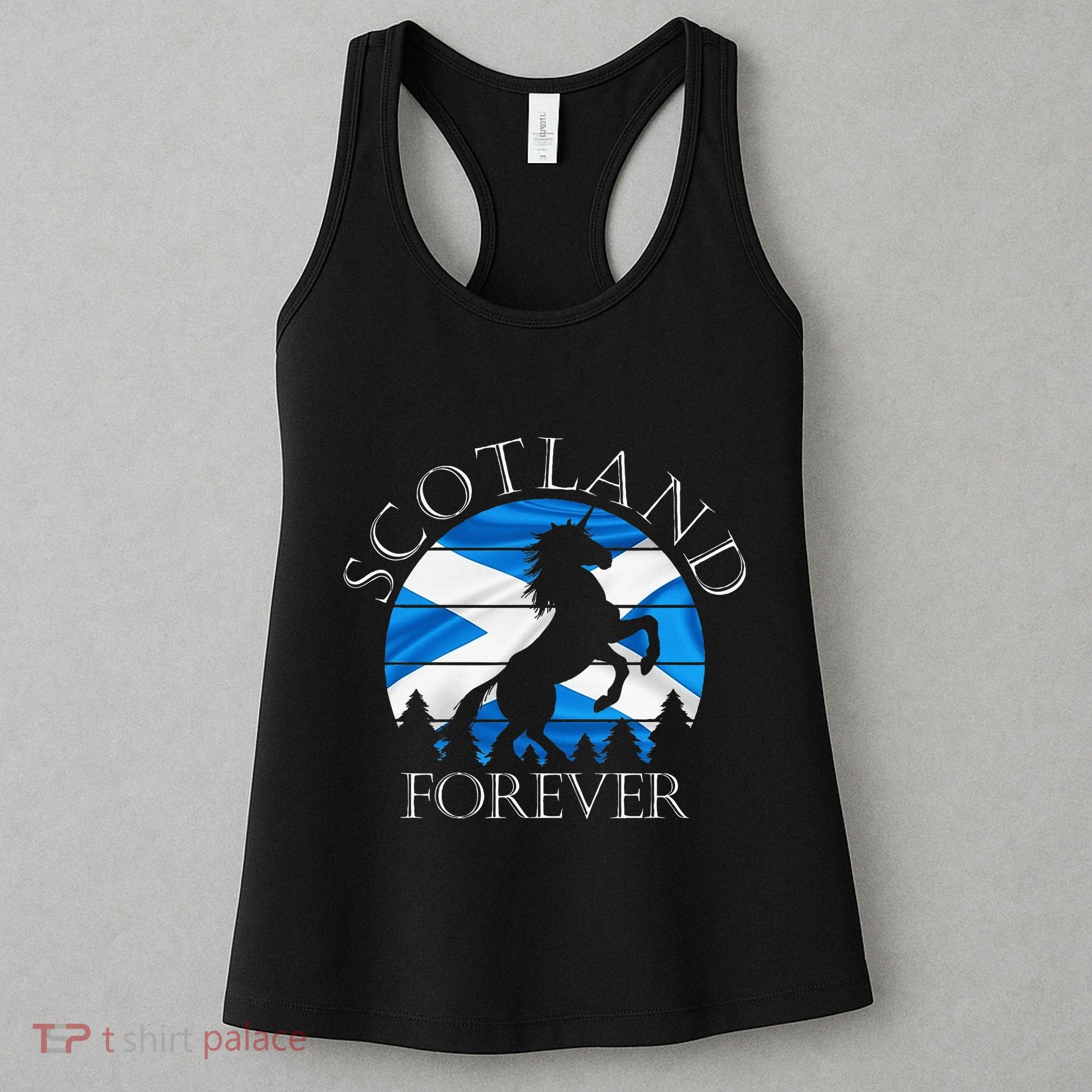 Scottish Pride Scotland Unicorn Scotland Flag Saltire Women's Tank Top
