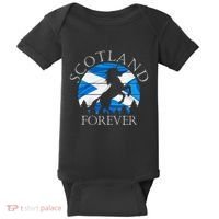 Scottish Pride Scotland Unicorn Scotland Flag Saltire Baby Bodysuit thumb 0