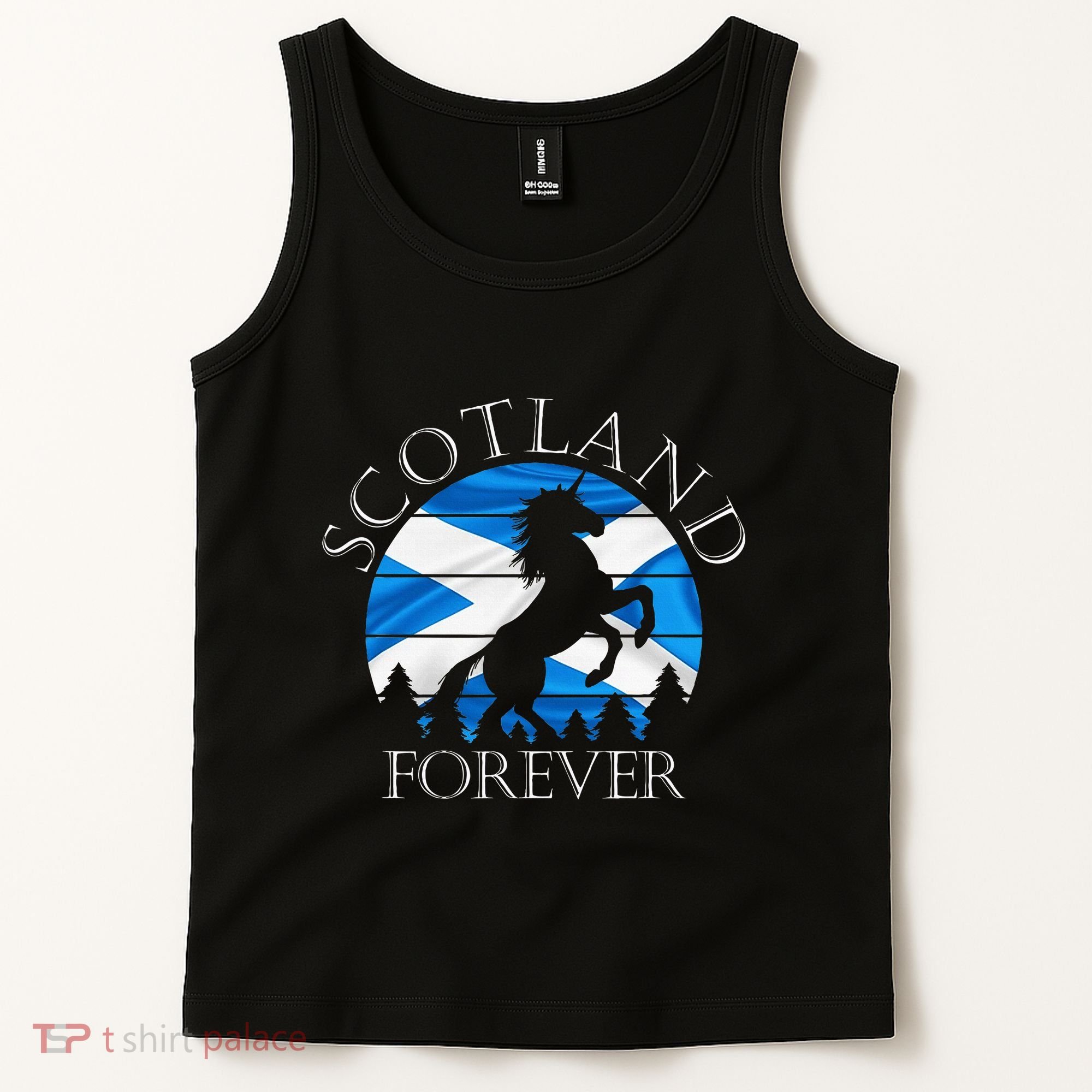 Scottish Pride Scotland Unicorn Scotland Flag Saltire Tank Top