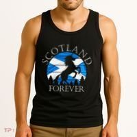 Scottish Pride Scotland Unicorn Scotland Flag Saltire Tank Top thumb 3