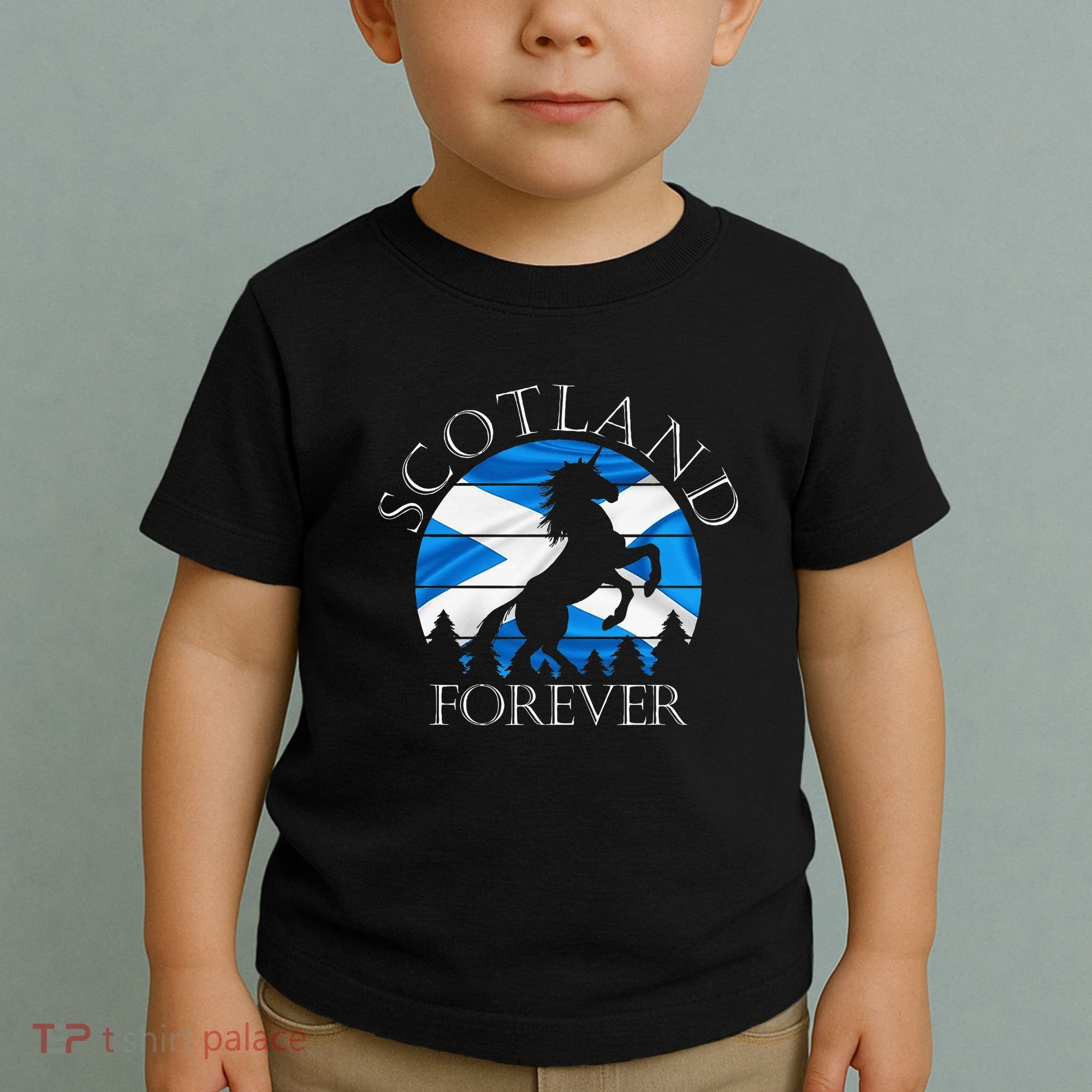 Scottish Pride Scotland Unicorn Scotland Flag Saltire Toddler T-Shirt