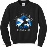 Scottish Pride Scotland Unicorn Scotland Flag Saltire Kids Sweatshirt thumb 0