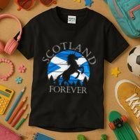 Scottish Pride Scotland Unicorn Scotland Flag Saltire Kids T-Shirt thumb 3