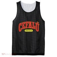 Sicilian Pride Style Cefalu Mesh Reversible Basketball Jersey Tank thumb 0