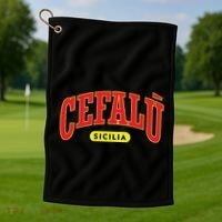 Sicilian Pride Style Cefalu Golf Towel thumb 1