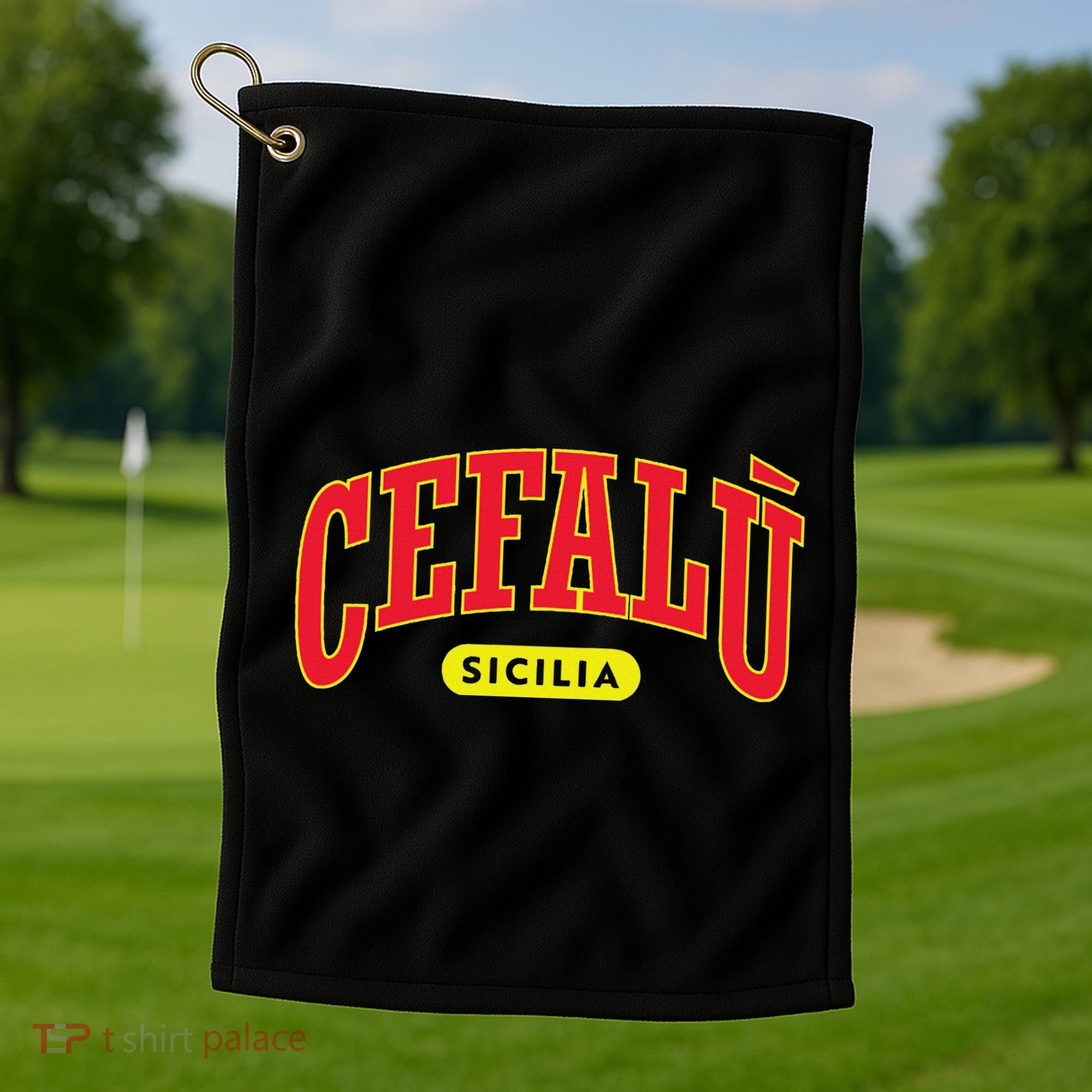 Sicilian Pride Style Cefalu Golf Towel