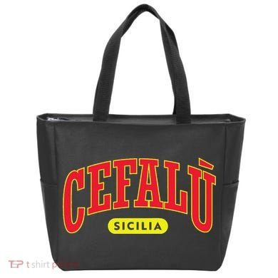 Sicilian Pride Style Cefalu Tote Bag