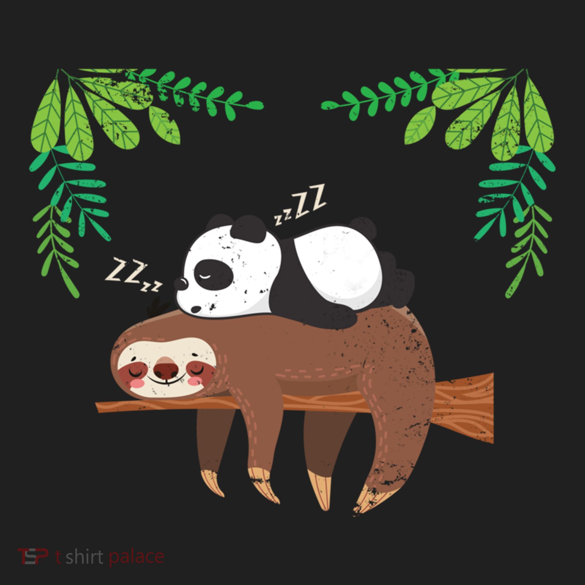 Sleeping Panda Sloth Gift Women's Sweatshirt