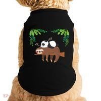 Sleeping Panda Sloth Gift Doggie Tank thumb 0