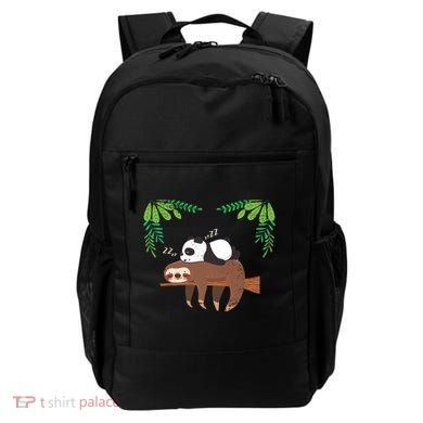 Sleeping Panda Sloth Gift Backpack
