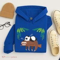 Sleeping Panda Sloth Gift Hoodie thumb 4