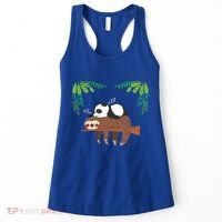 Sleeping Panda Sloth Gift Women's Tank Top thumb 0