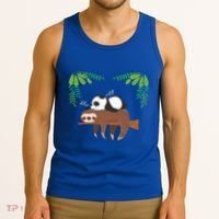 Sleeping Panda Sloth Gift Tank Top thumb 3