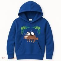Sleeping Panda Sloth Gift Kids Hoodie thumb 0