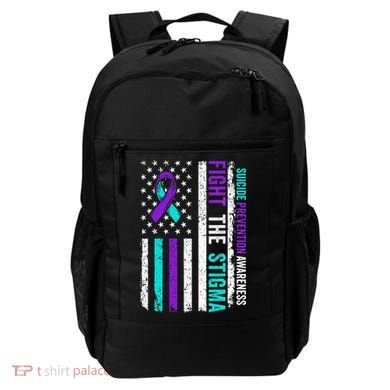 Suicide Prevention Support Fight Stigma Suicide Awareness Backpack