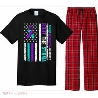 Suicide Prevention Support Fight Stigma Suicide Awareness Pajama Set thumb 0