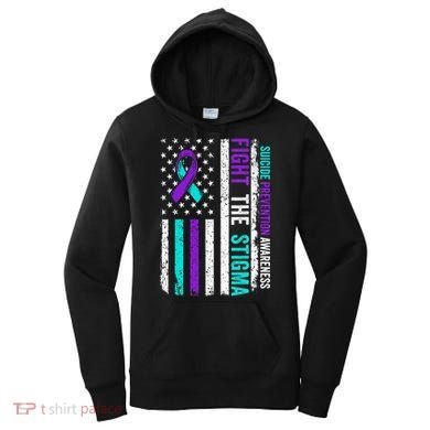 Suicide Prevention Support Fight Stigma Suicide Awareness Women's Hoodie