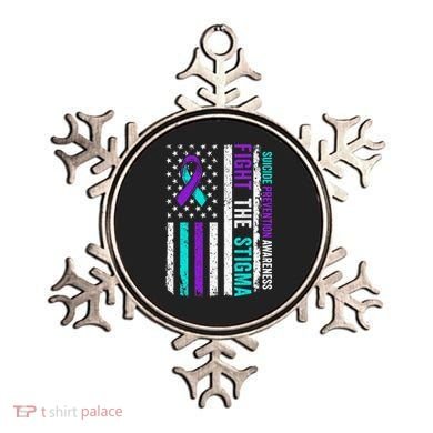 Suicide Prevention Support Fight Stigma Suicide Awareness Ornament