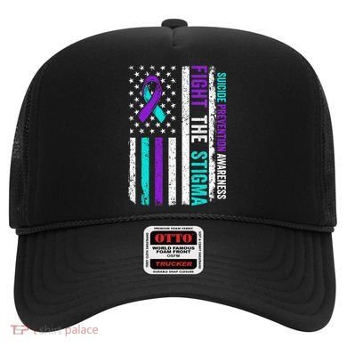 Suicide Prevention Support Fight Stigma Suicide Awareness Hat